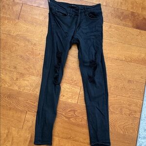 Black Distressed KanCan Skinny Jeans